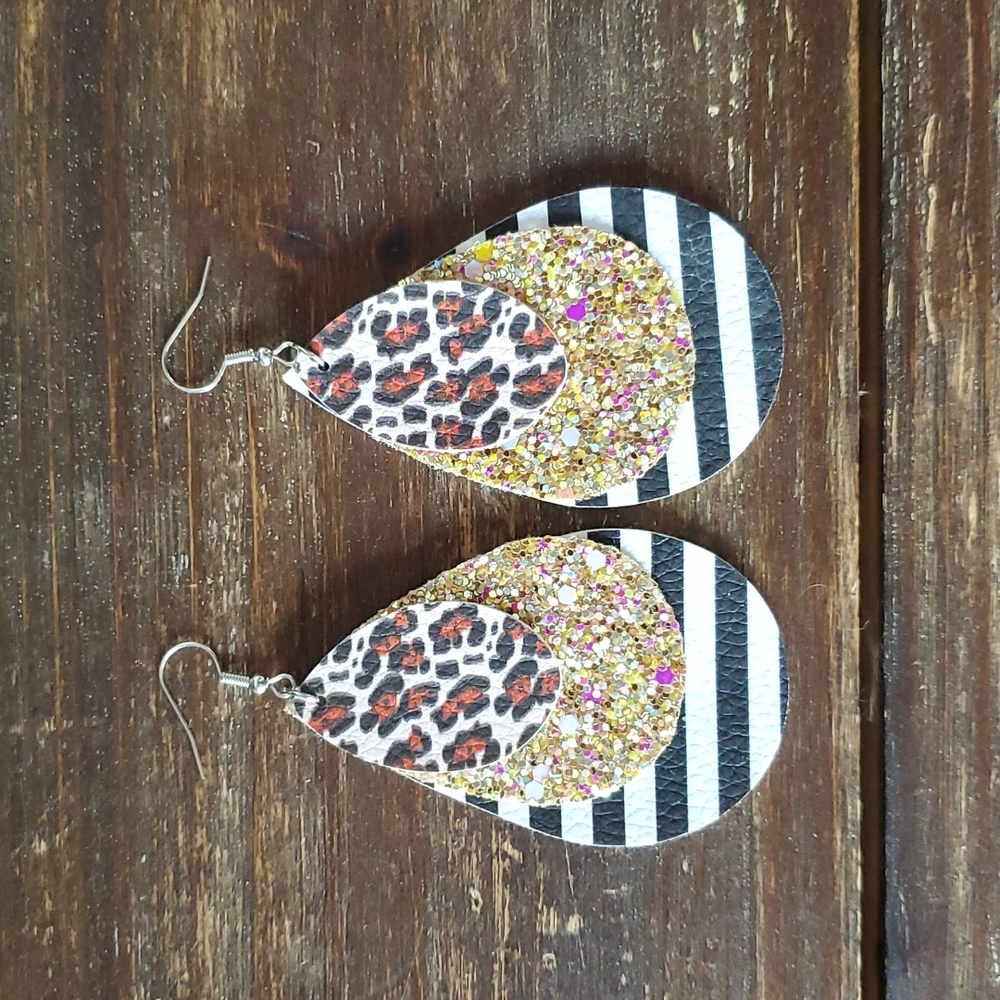 5/$15 New! Large Layered Earrings